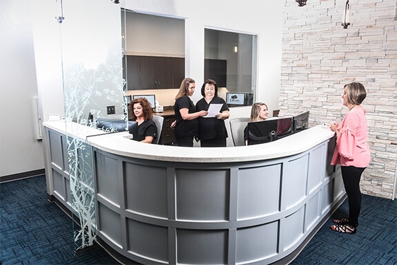 staff at front desk